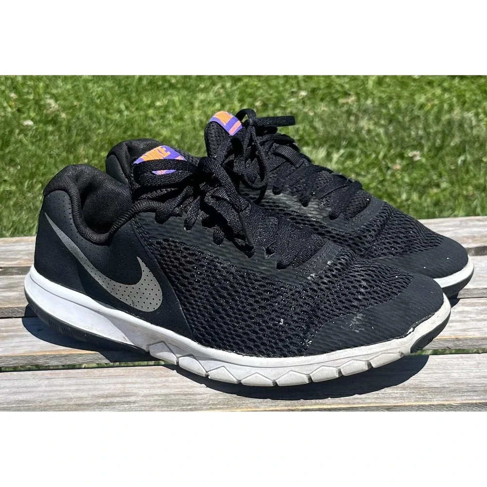 Nike Flex Experience RN 3 Shoes Youth Size 7Y Black Running 844995-010 Sneakers